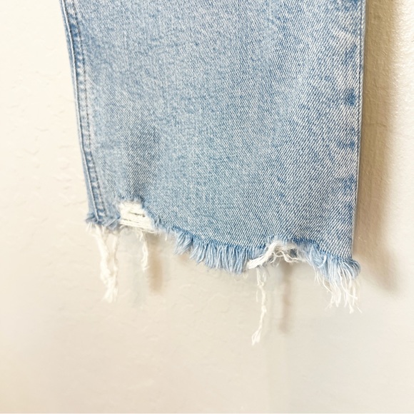 •AGOLDE• Riley High Rise Straight Crop Jean in Bitter Wash Size 33 - Picture 8 of 16